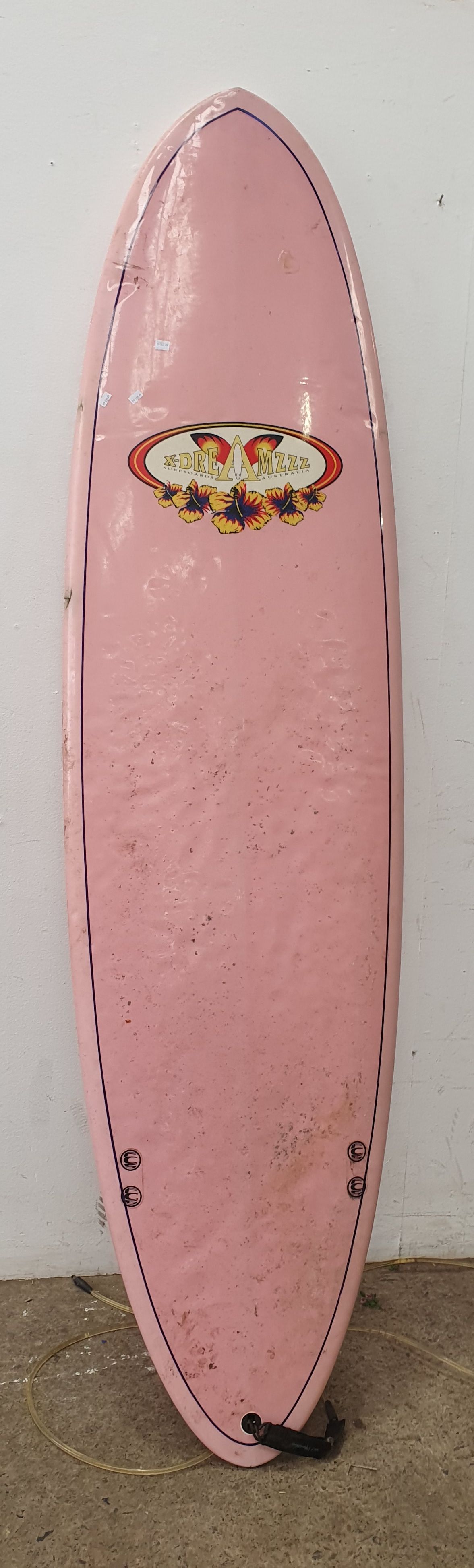 A Pink Surfboard