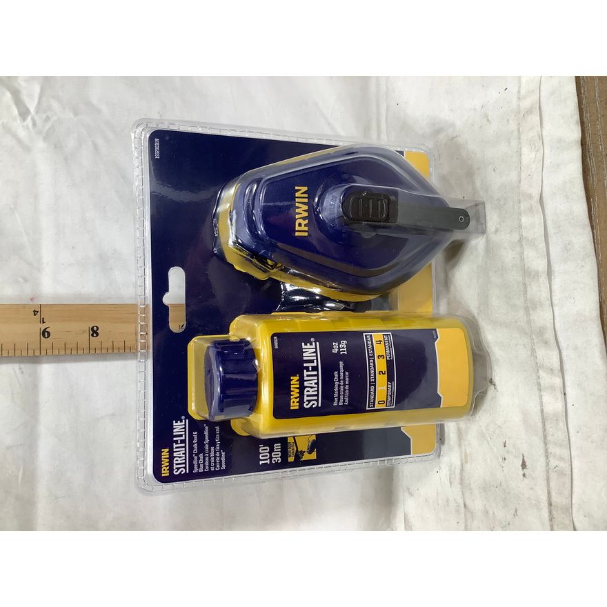 Irwin Strait-Line Speedline Chalk Reel & Blue Chalk