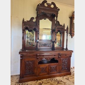 REPLICA ORNATE VICTORIAN BUFFET SIDEBOARD
