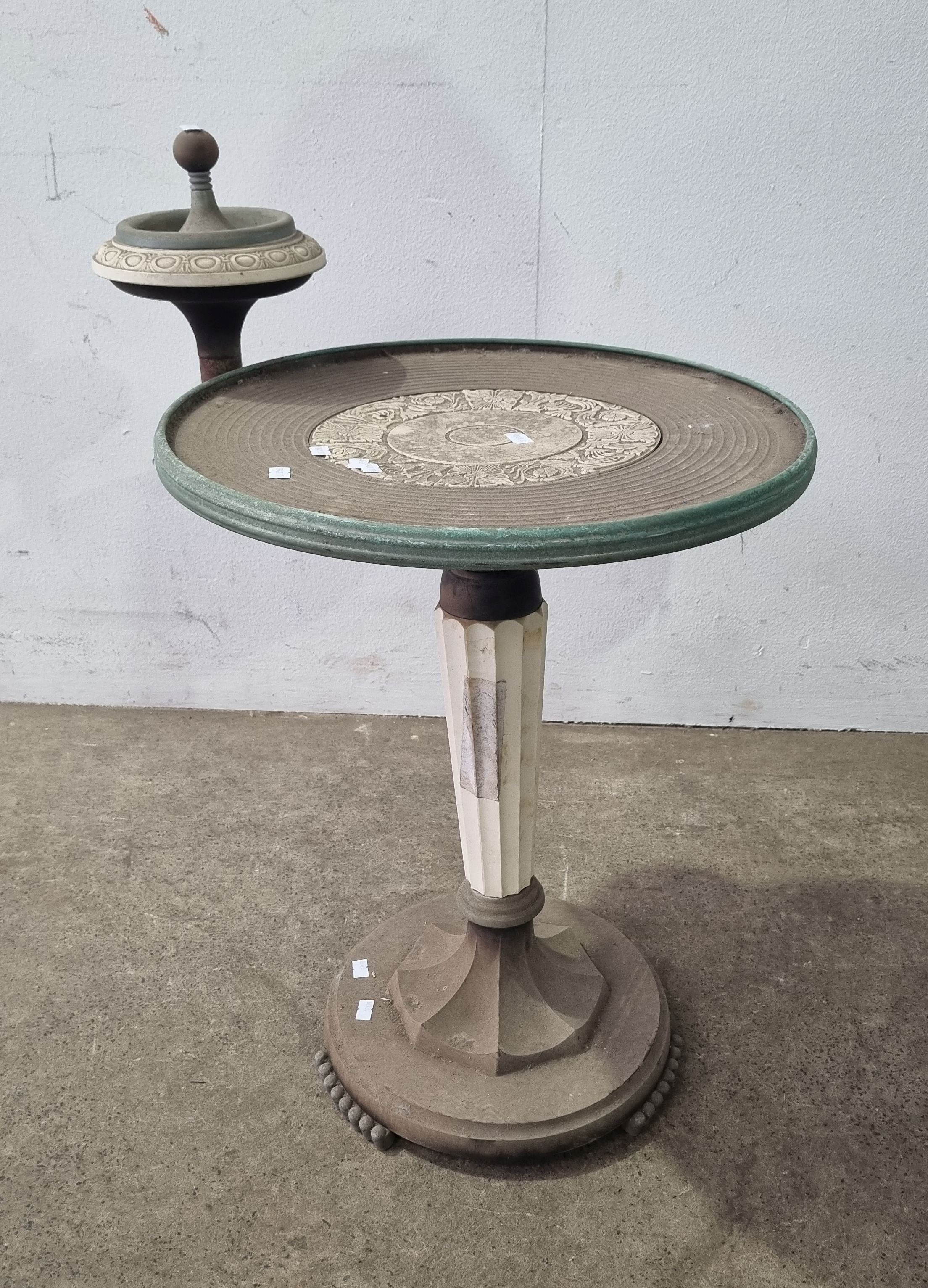 2212 · AN ART DECO SMOKERS STAND