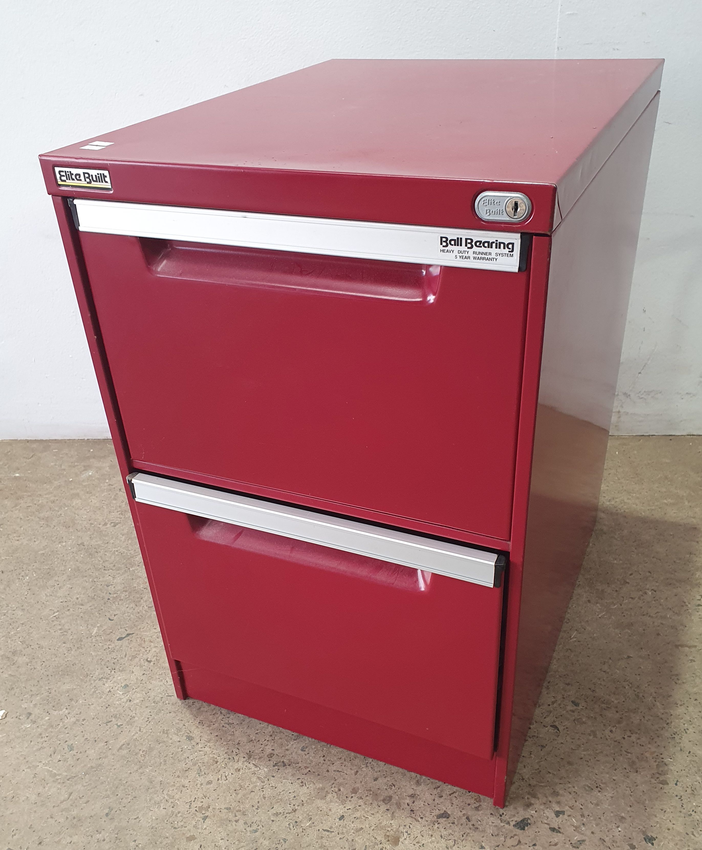 An Elite Built Steel Filing Cabinet