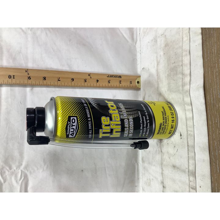 Simply Auto Tire Inflator(Seals& Inflates In Seconds) 16.9oz