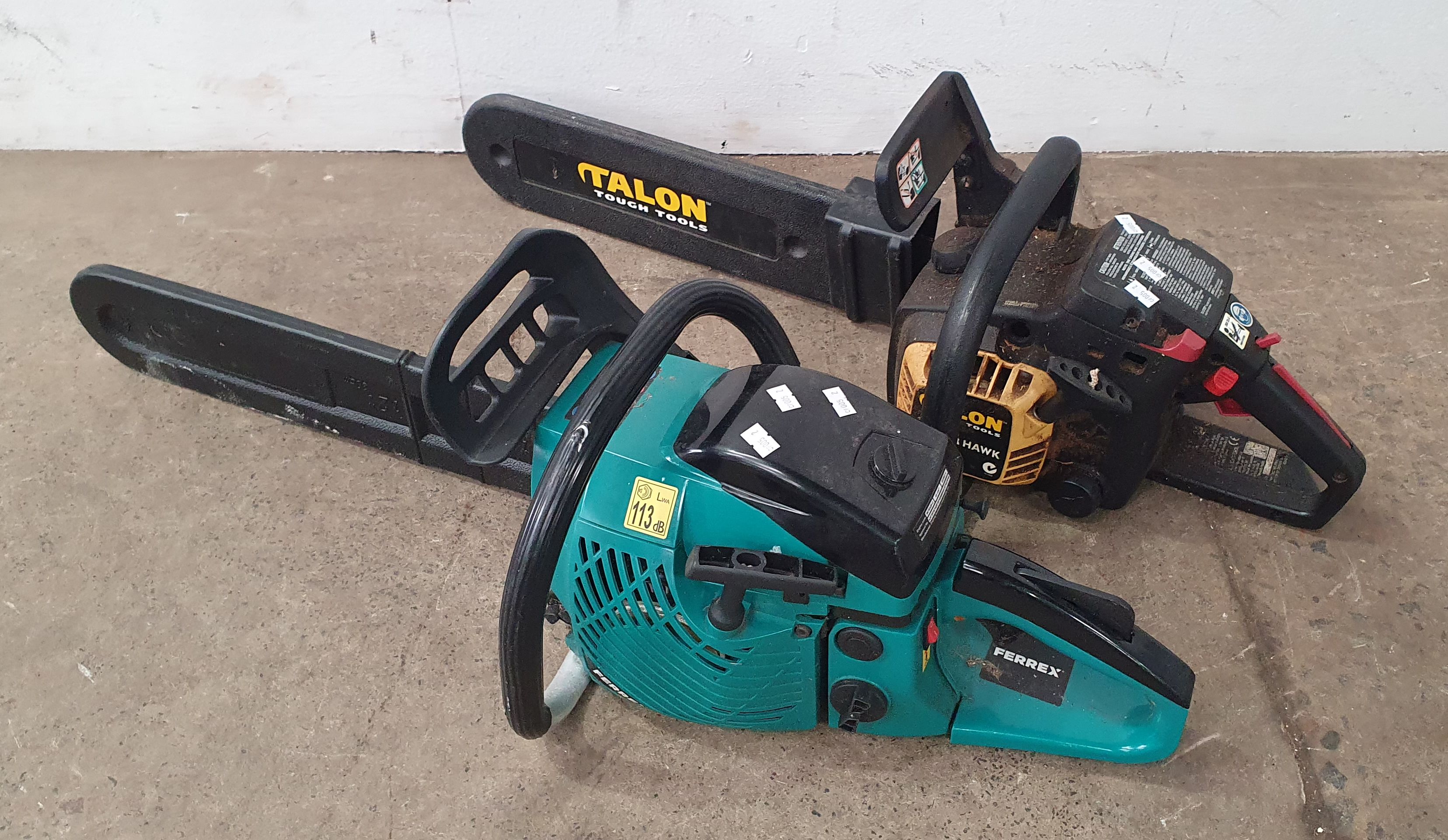 1280 · TWO VARIOUS CHAINSAWS