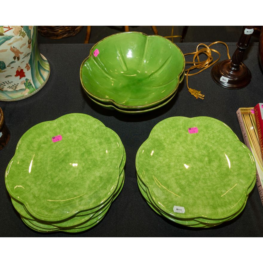 13 Piece Italian Ceramic Salad Set