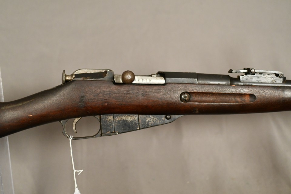 Mosin Nagant M91, 7.62x54R cal. bolt action military rifle, Blue, 32 ...