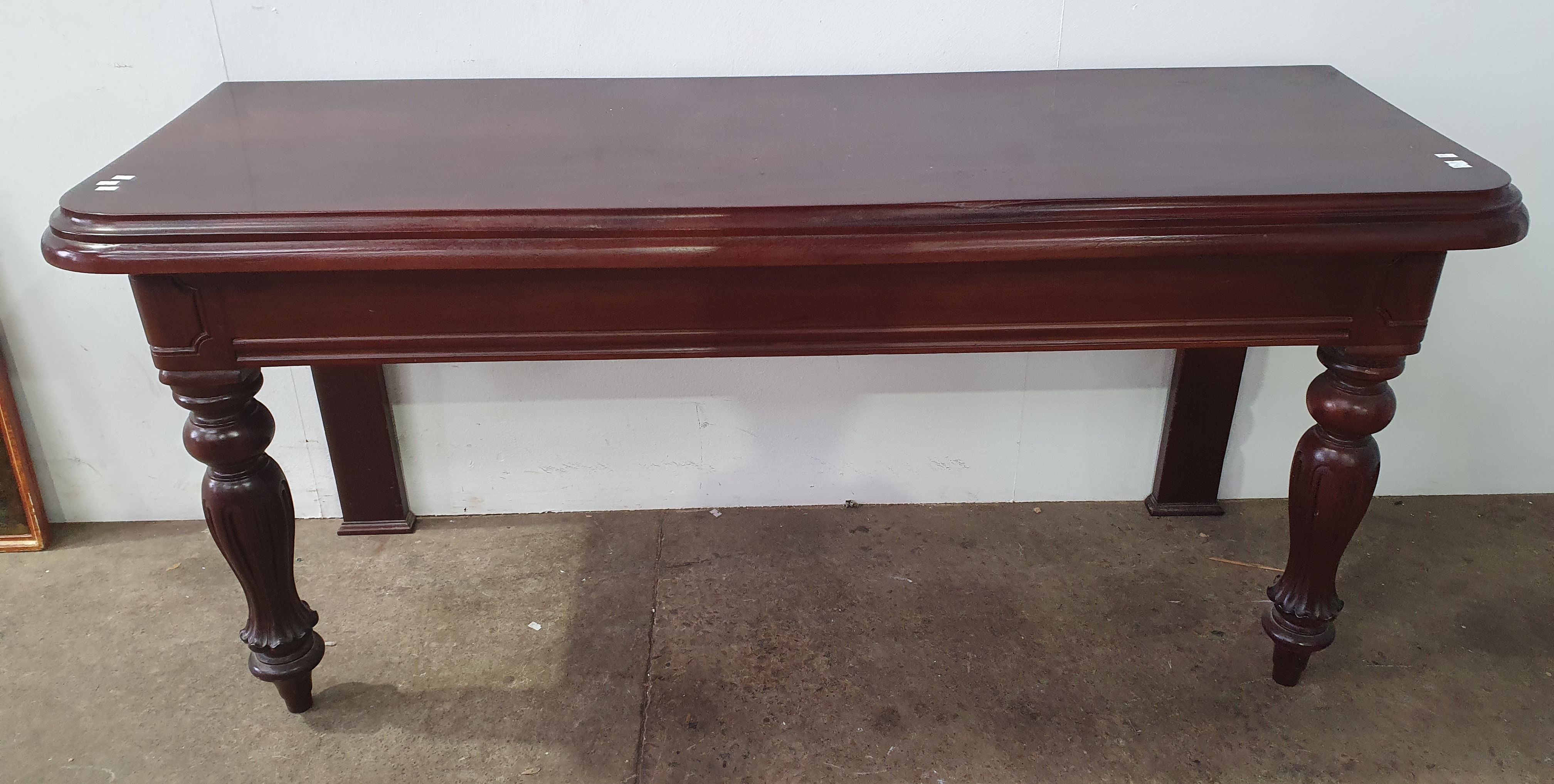 A Victorian Mahogany Hall Table