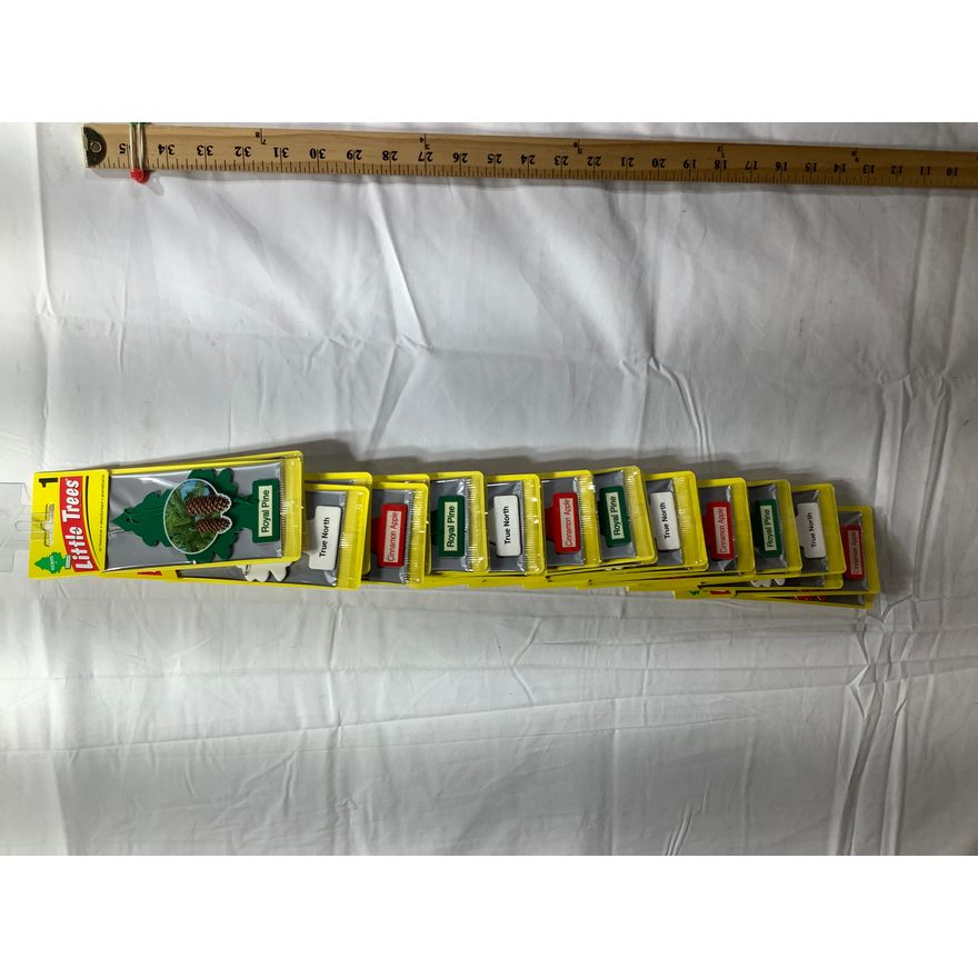 Buying (24) Little Trees Air Freshener (8pc Royal Pine, 8pc True North, 8pc Cinnamon Apple)
