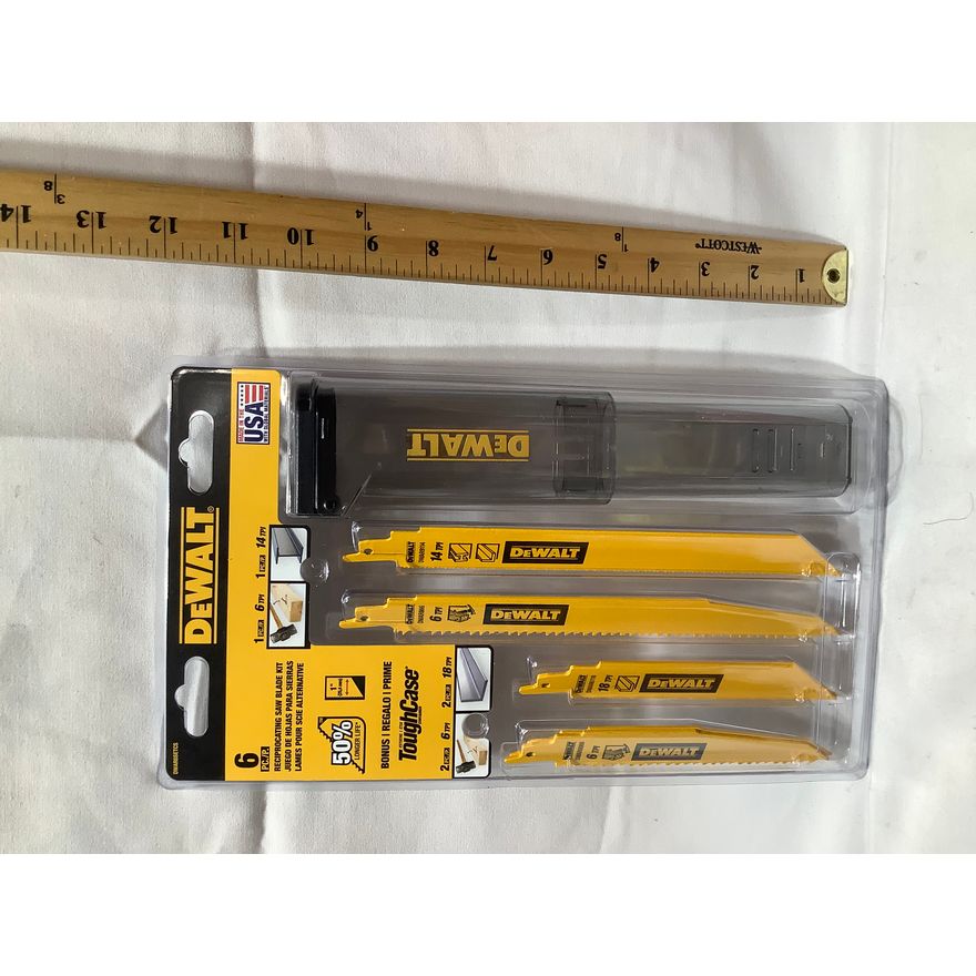 DeWalt Reciprocating Saw Blade Kit 6pc