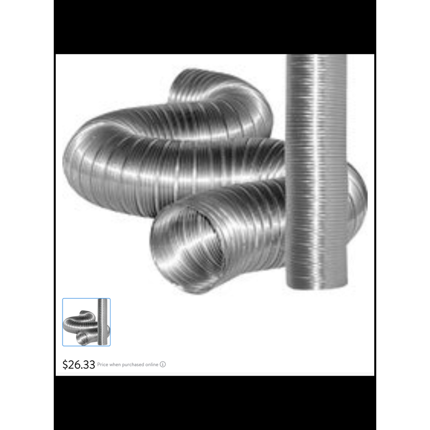 Dundas Jafine 6'' x 8ft Flexible Aluminum Ducting