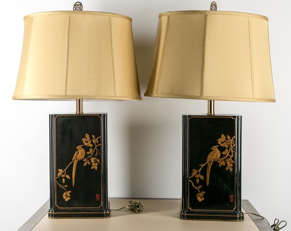 Pair Of Maitland Smith Chinoiserie, Maitland Smith Table Lamps