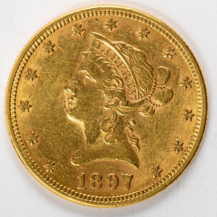 1897 $10 Liberty Head Gold Eagle