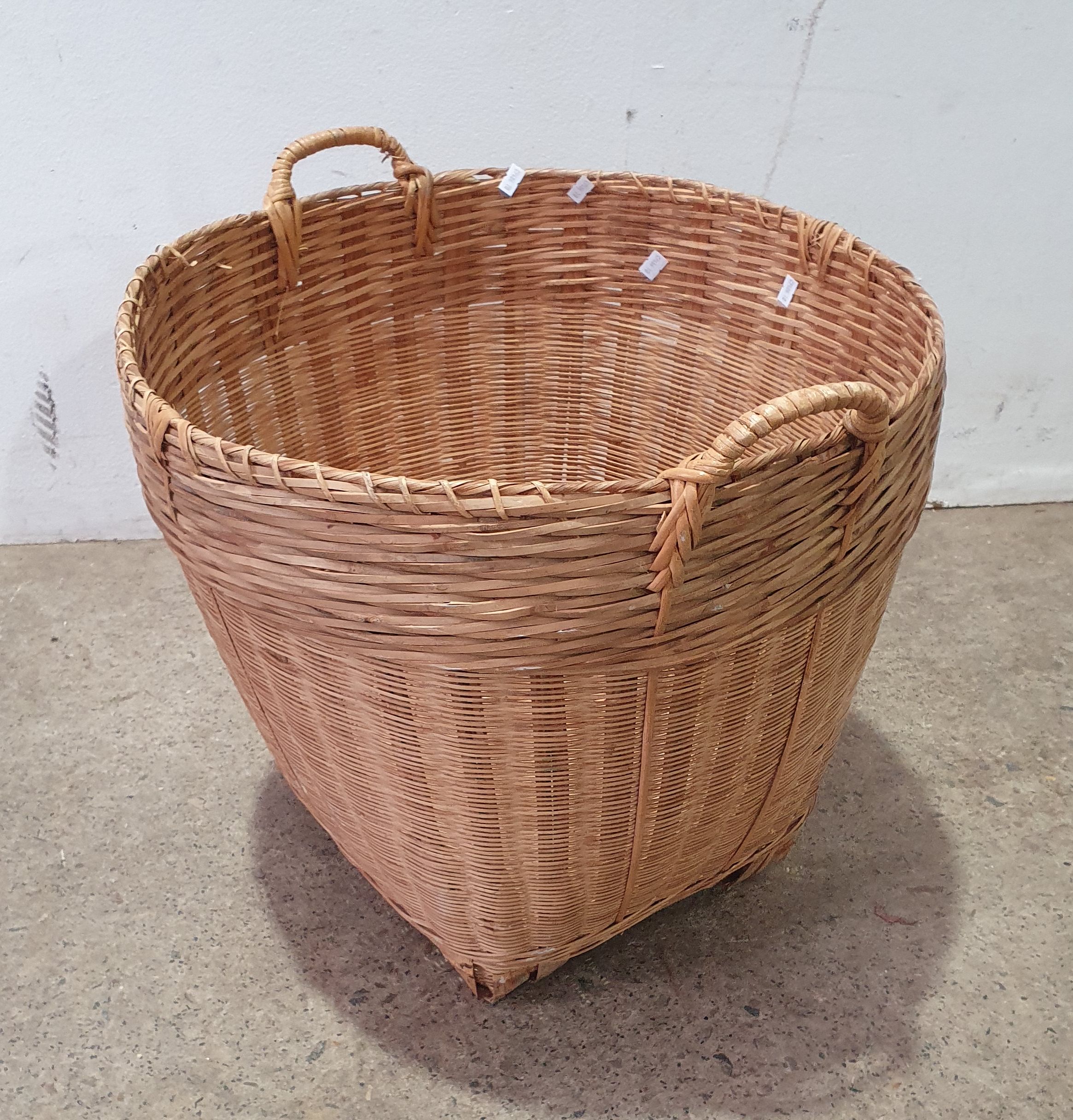 1396 · A CANE BASKET