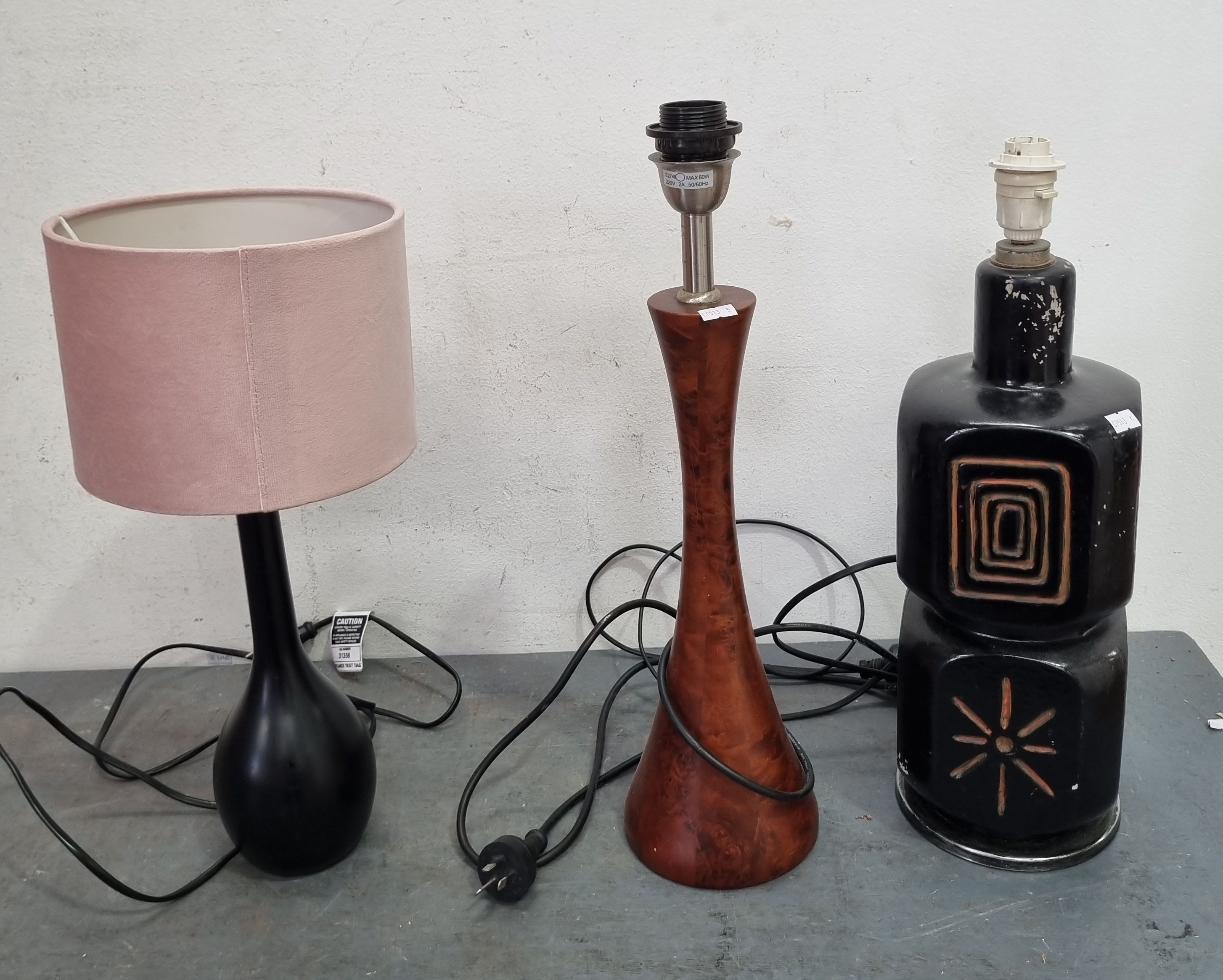A Group Of Table Lamps