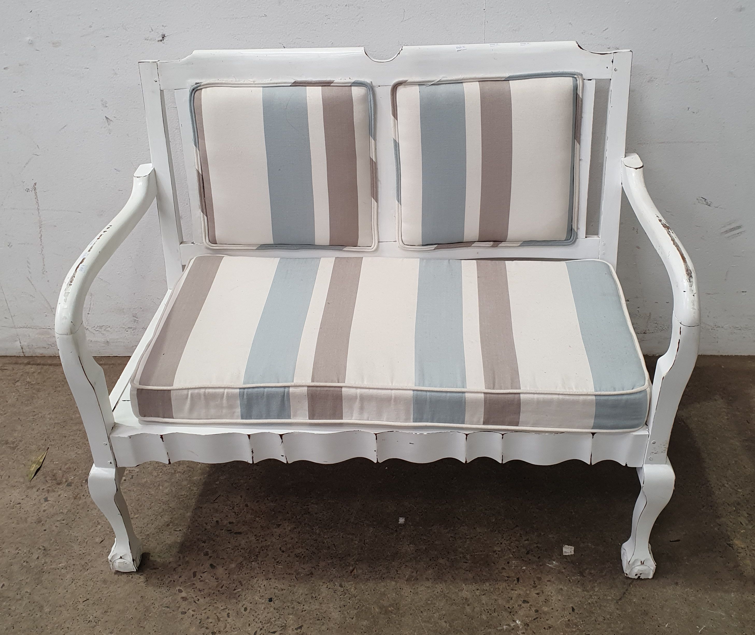 A Chippendale Style Bench