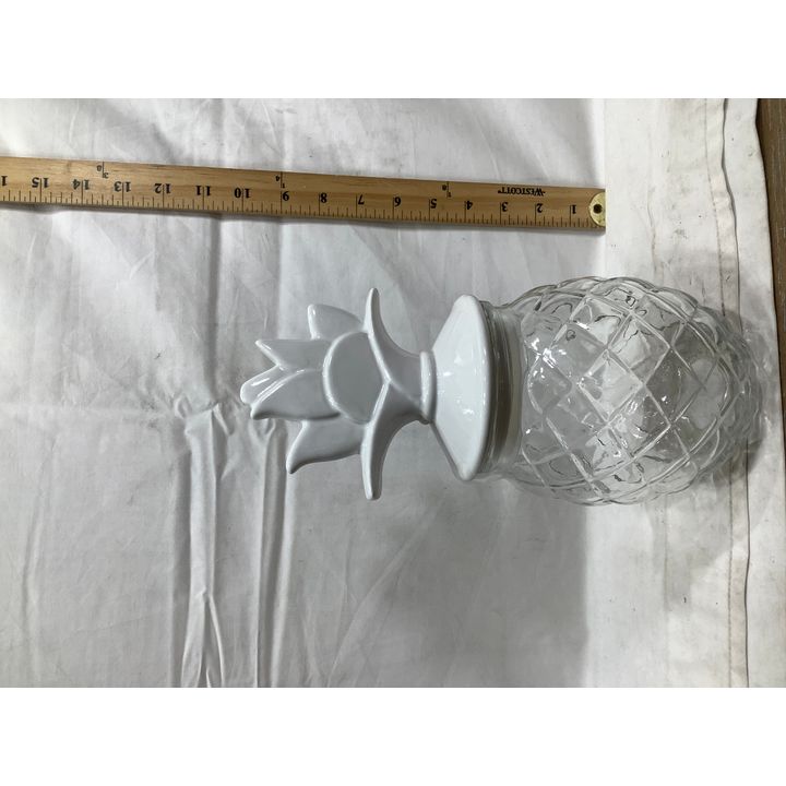 Pinapple Glass Jar