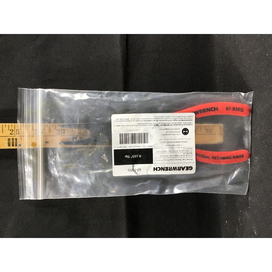 Gearwrench External Retaining Ring Pliers 0.115" Tip