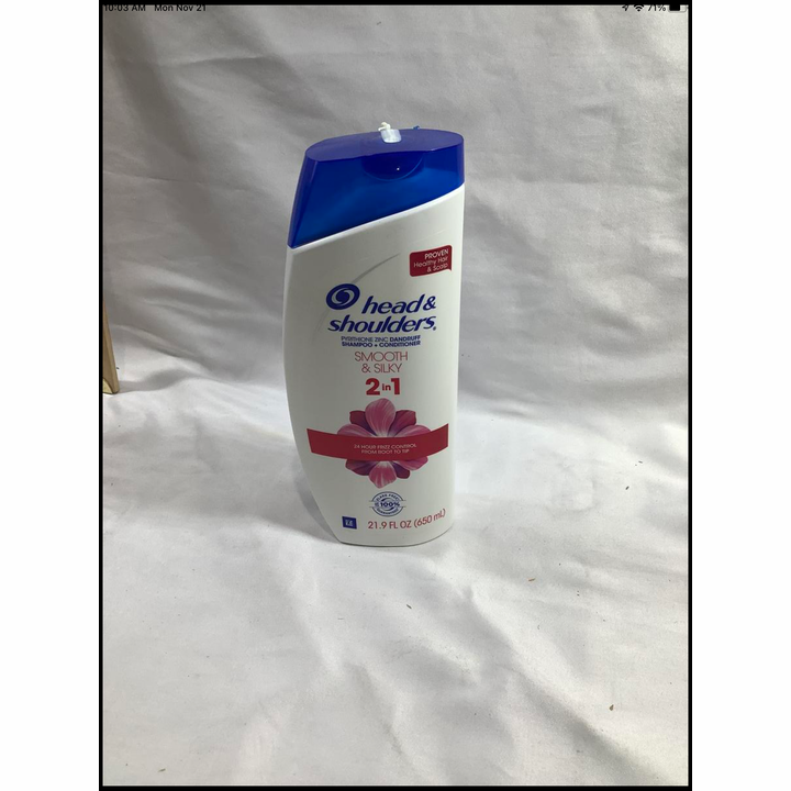 Head & Shoulders Smooth & Silky 2-in-1 24hr Frizz Control Shampoo + Conditioner 21.9oz