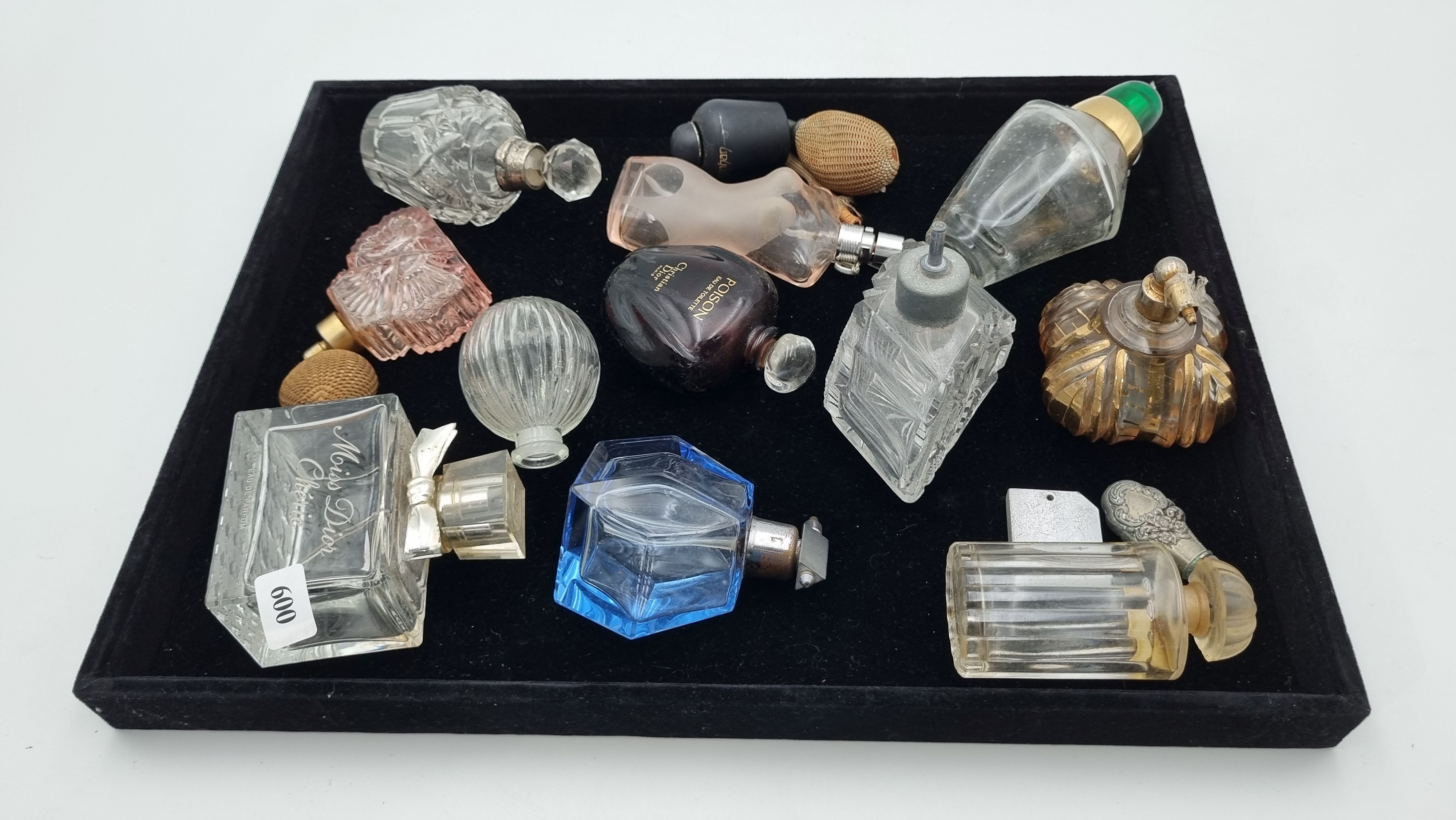 A Group Of Various Scent Bottles