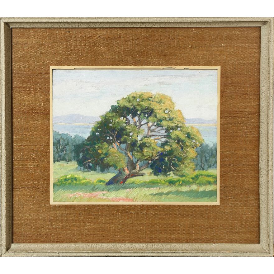 Painting, Edwin Cadogan, Carmel Oak
