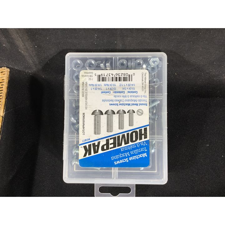 Home Pak Machine Screws Assortment of Round Head Machine Screws