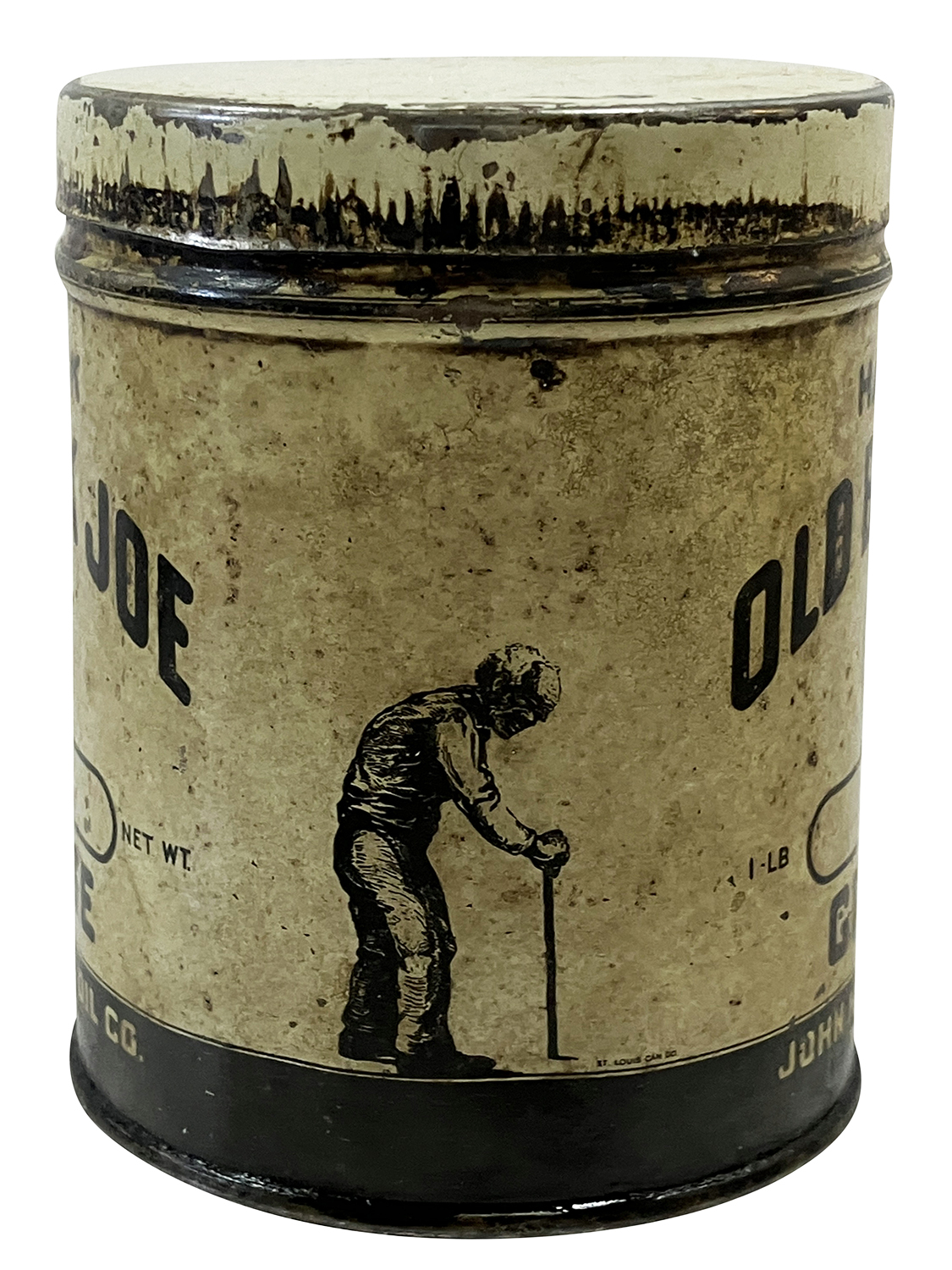 Old Black Joe Grease Can | Antique Advertising LLC