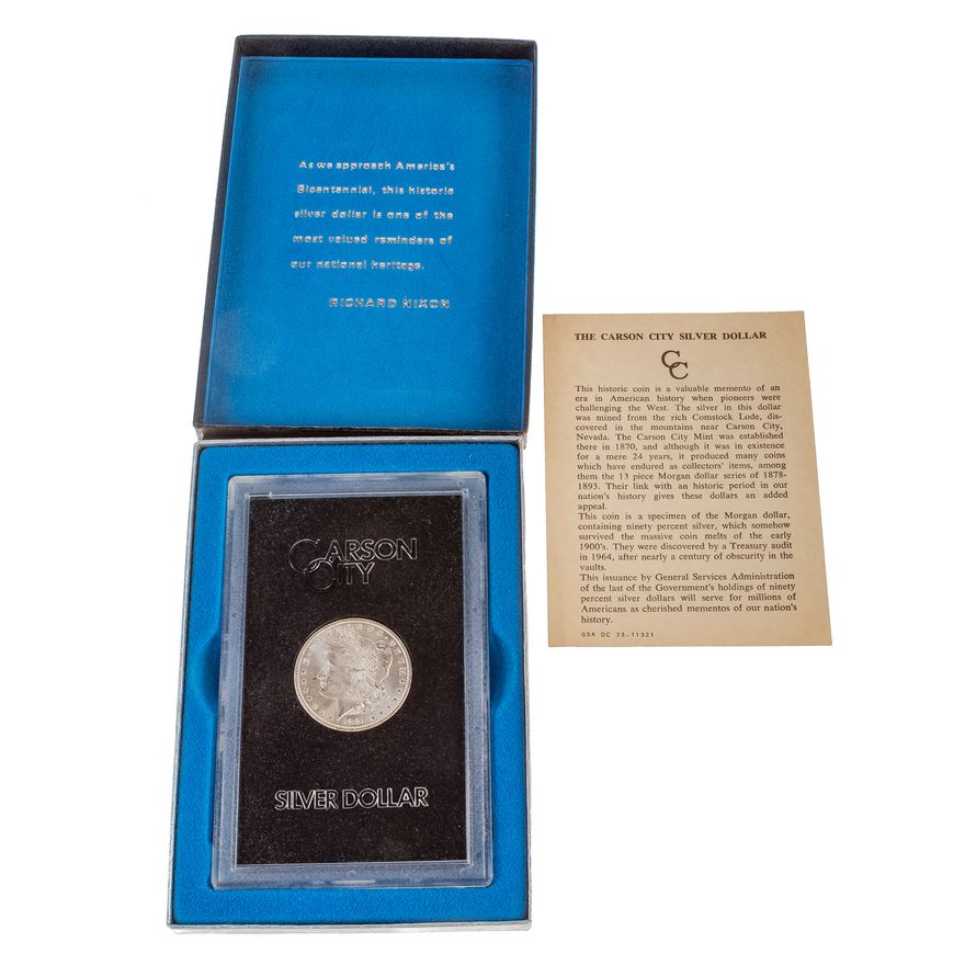 1881-CC Morgan Dollar GSA Box MS61/63