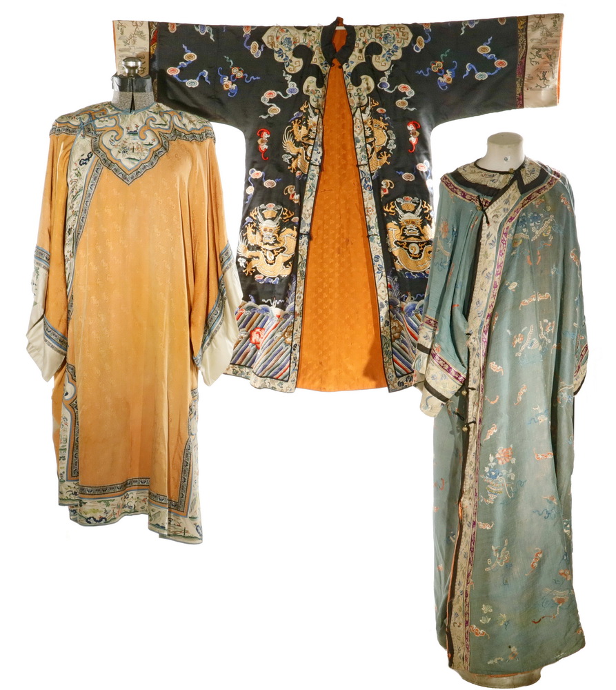 oriental silk robe