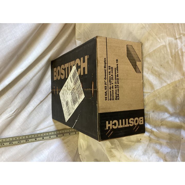Bostich 1-1/4'' x 1'' 16 Gauge Wide Crown Staples (QTY 10,080)