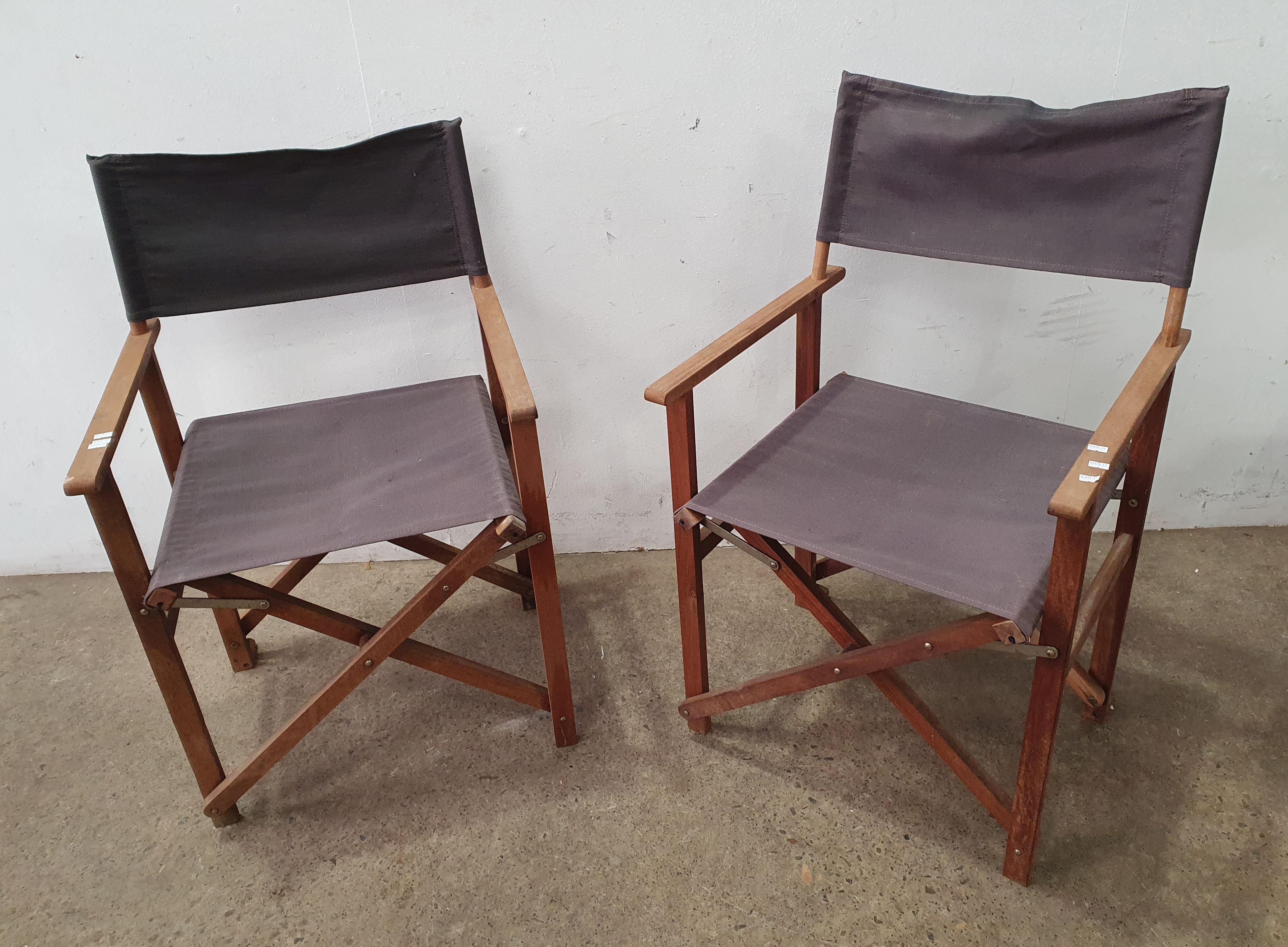 A Pair Of Outdoor Chairs