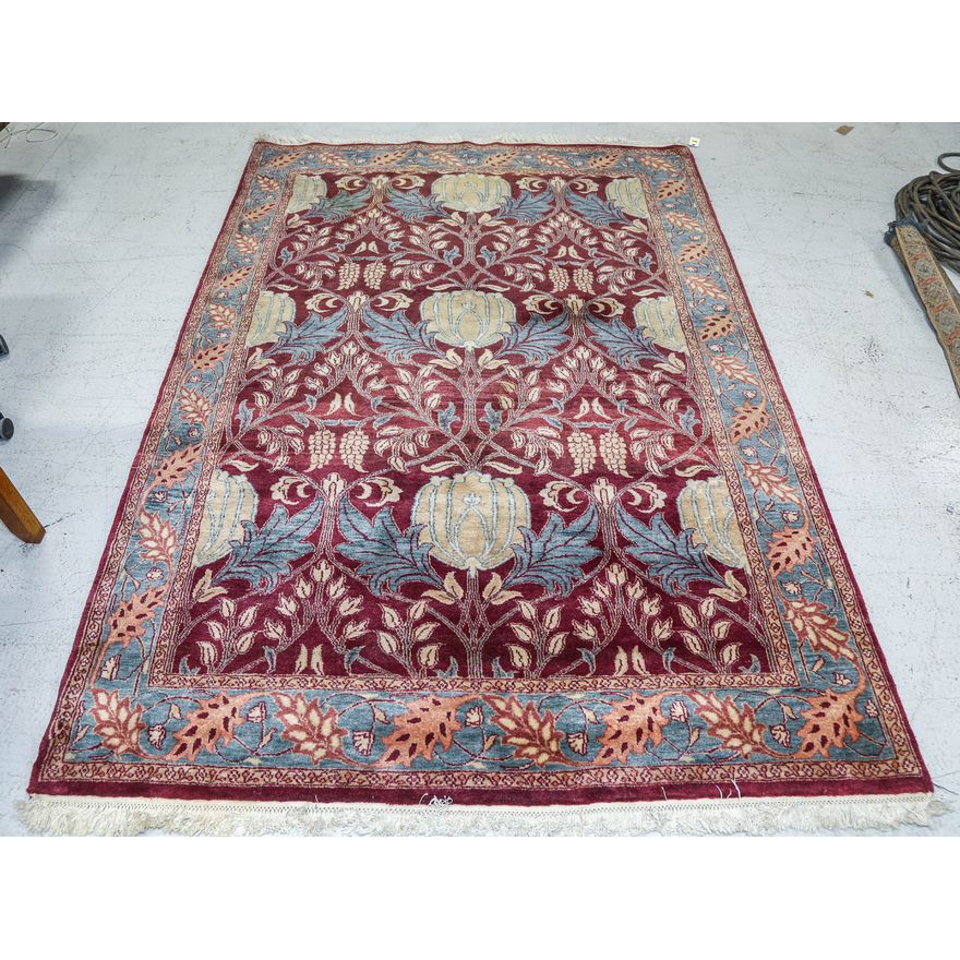 A William Morris Style Rug, Turkey, 6 x 8