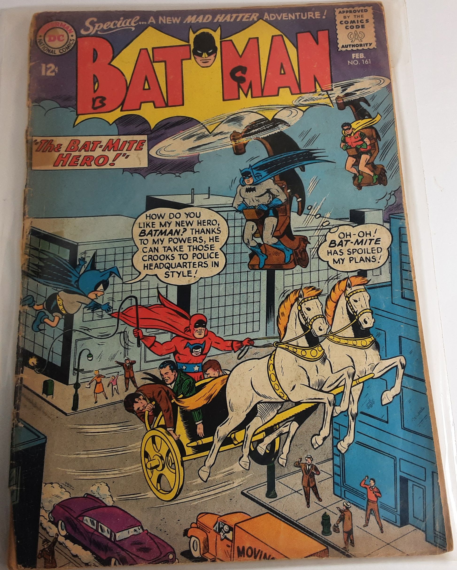 1964 DC Batman Comic Issue 161 SOME CONDITION ISSUES | Estate Sales Niagara