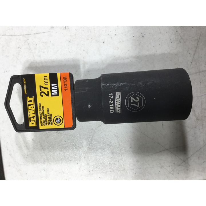 DeWalt Deep Impact Socket 27MM 1/2" Drive #17-218D