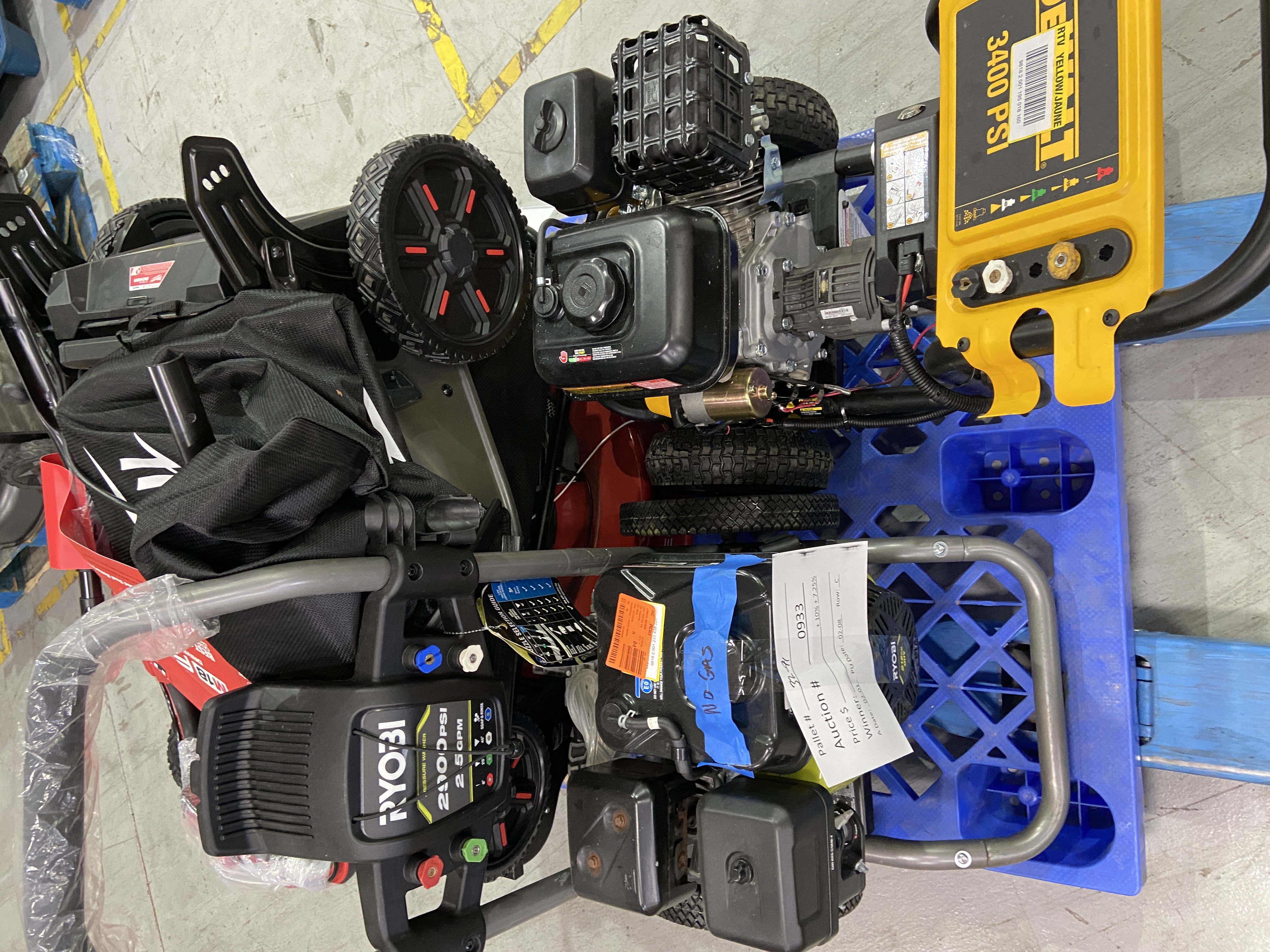 Mowers, Pressure Washers Triangle Liquidators