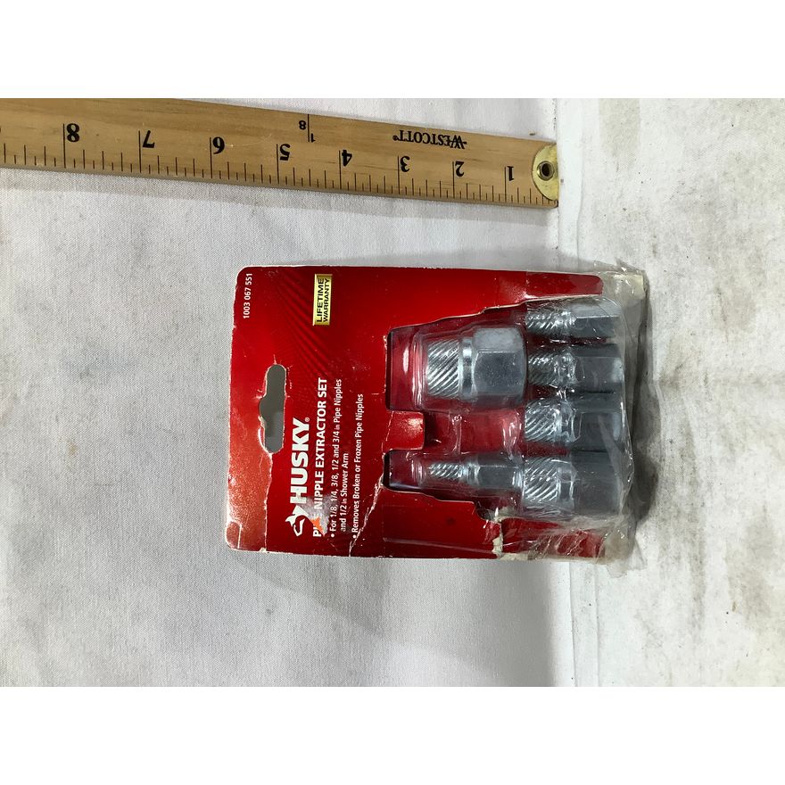 Husky 6pc Pipe Nipple Extractor Set