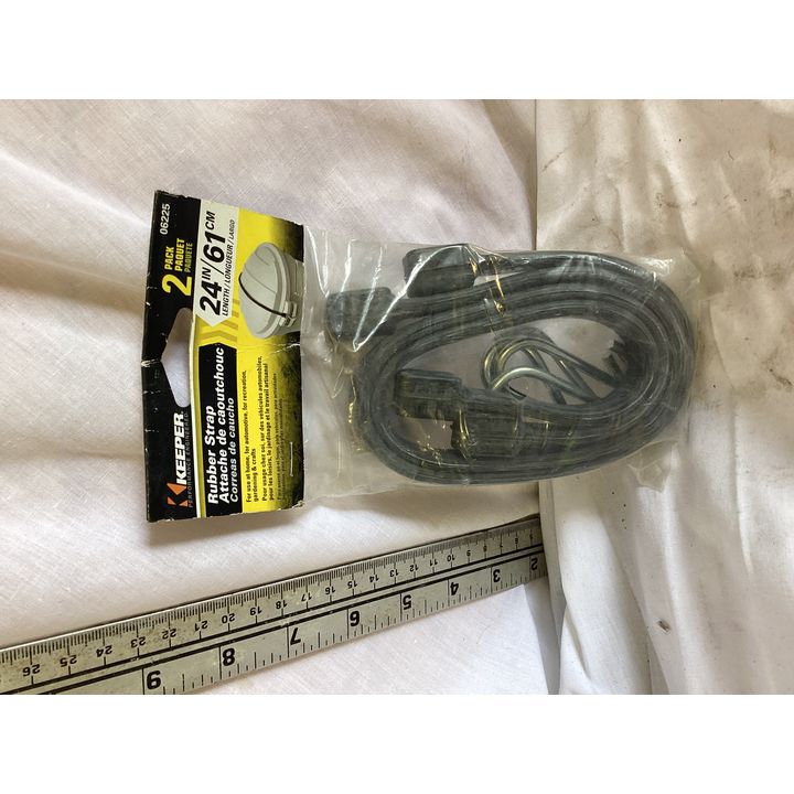 Keeper 2pk 24'' Rubber Strap