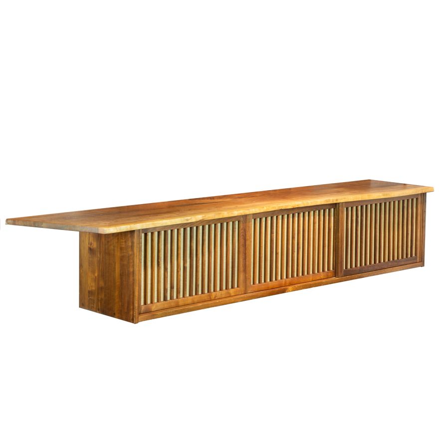 George Nakashima, wall-hanging cabinet