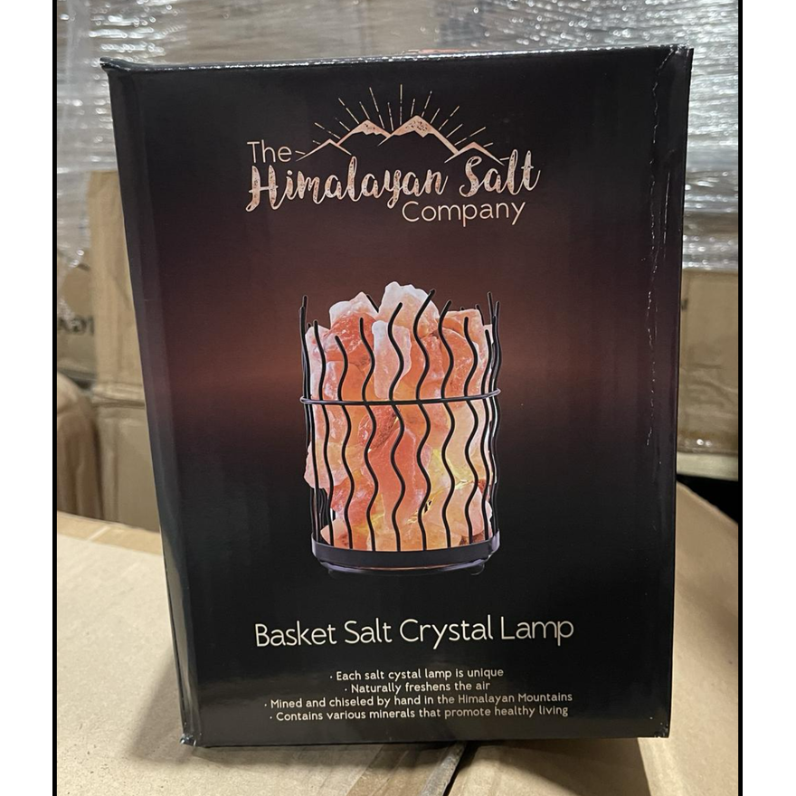 The Himalayan Salt Company Basket Salt Crystal Lamp