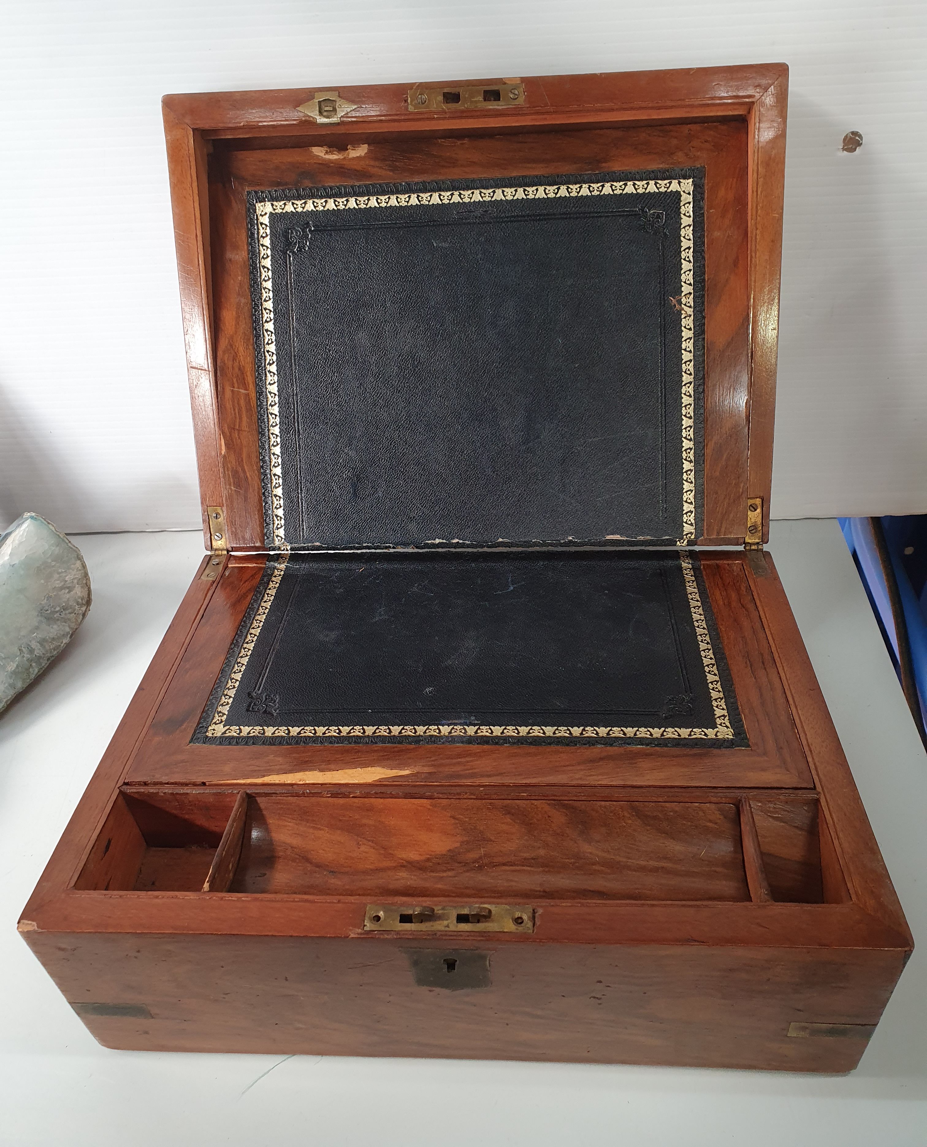 A VICTORIAN WRITING SLOPE