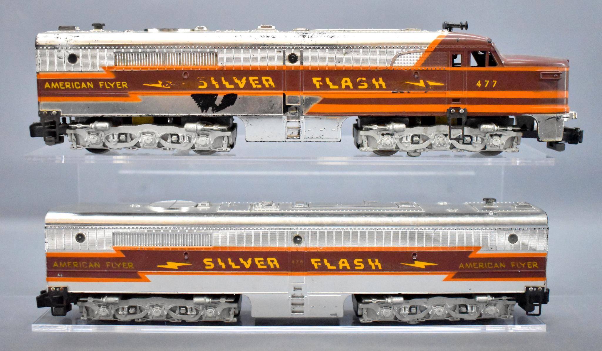 Chrome American Flyer 478 Silver Flash ALCO Pb-1 Non-powered Diesel S Pine Tree for sale online 