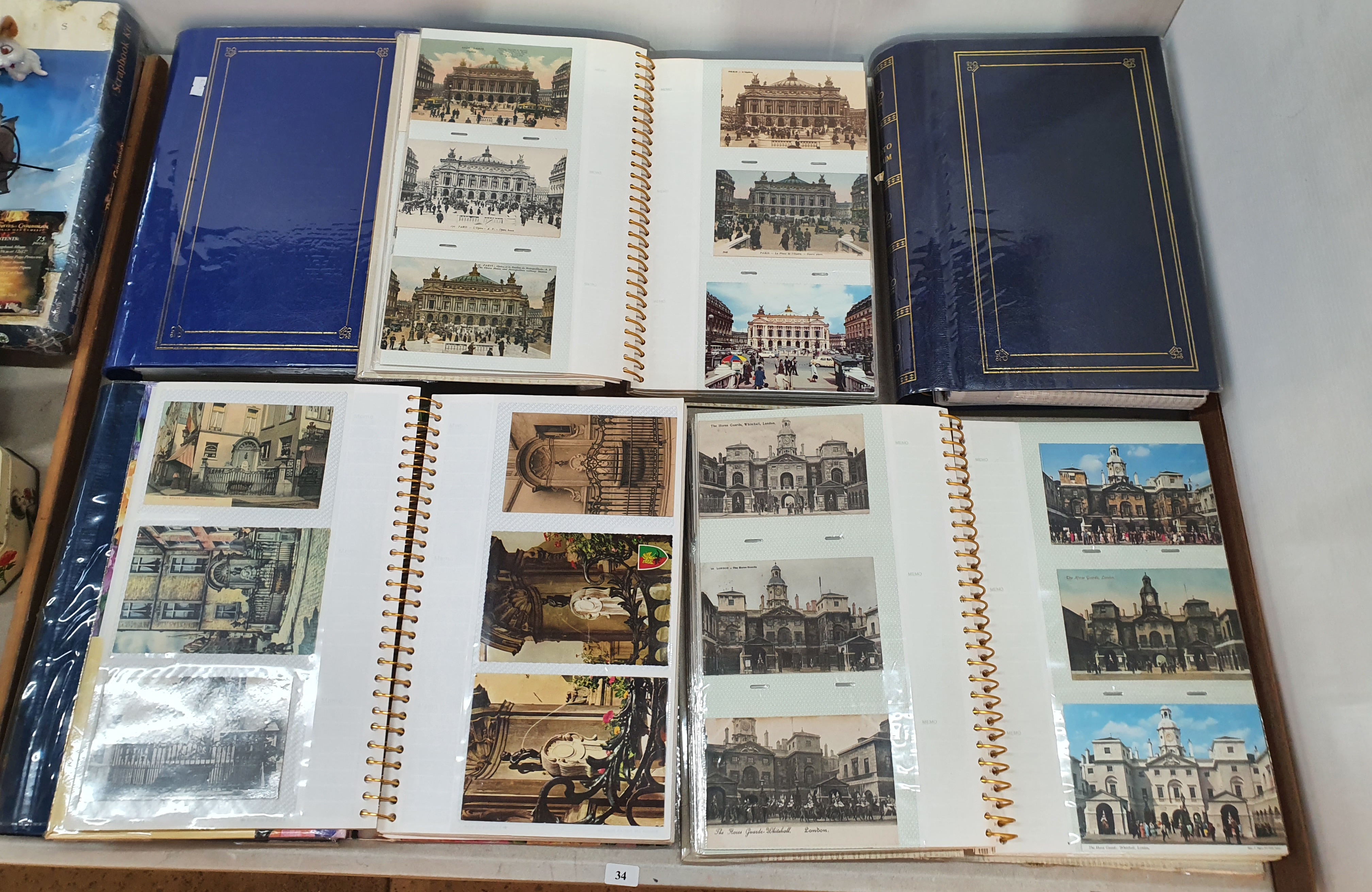 SIX ALBUMS OF POSTCARDS AND FIRST DAY COVERS