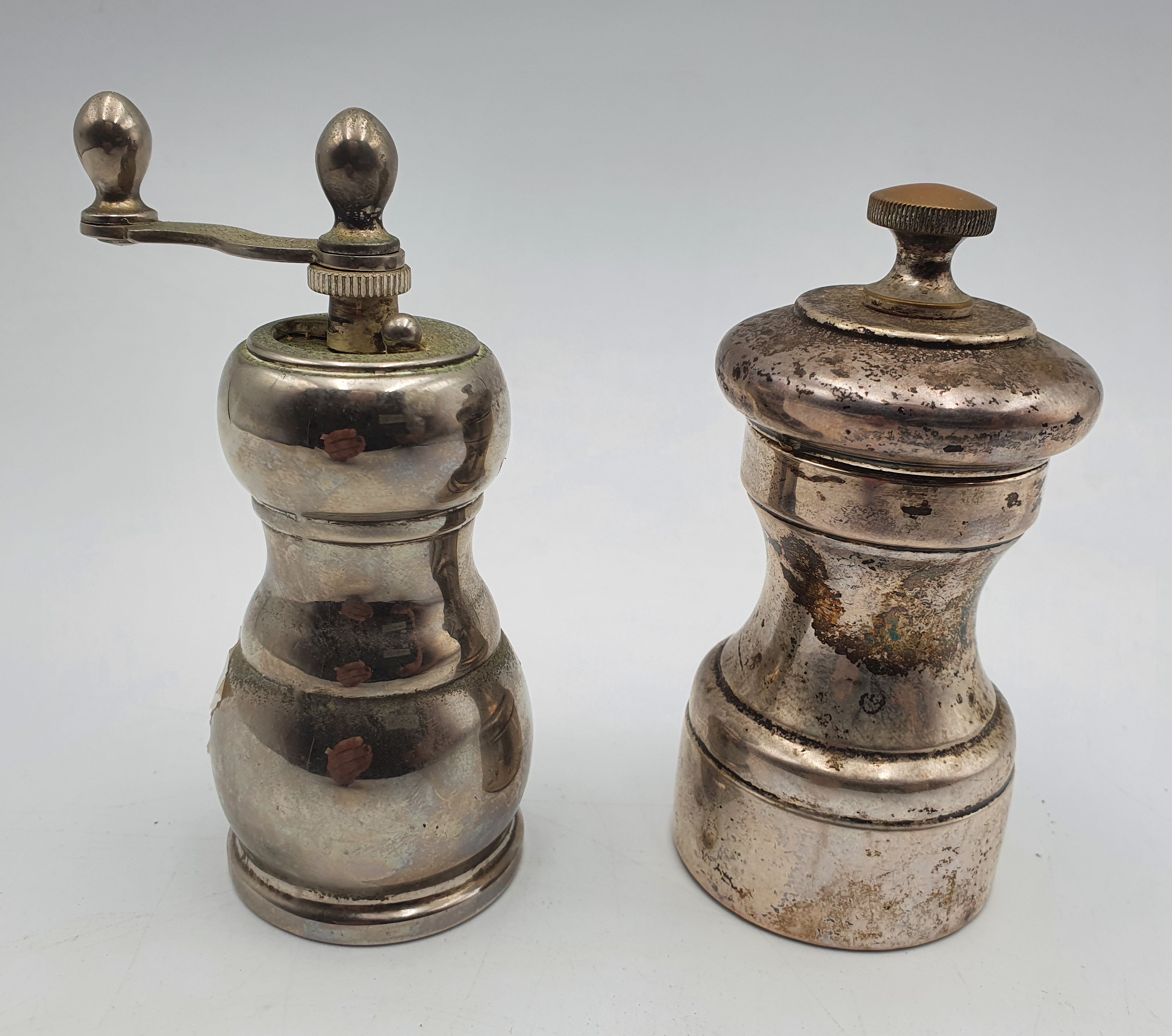 281 · A FRENCH PEPPER MILL AND ONE OTHER