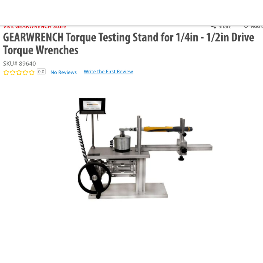 Gearwrench Torque Station 1/4" To 1/2"Dr. (89640)