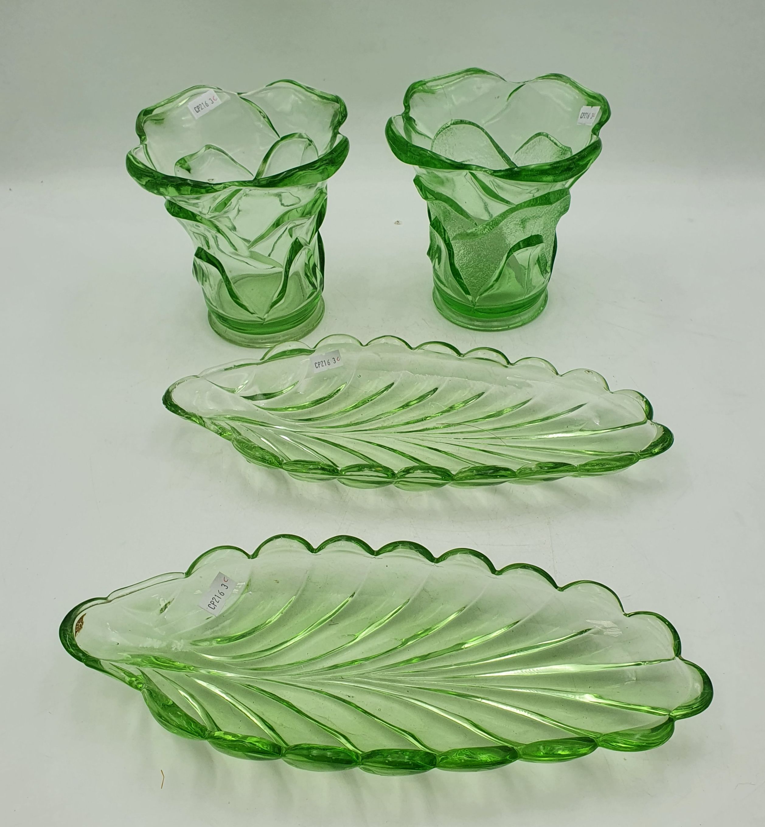 A PAIR OF GREEN BAGLEY & CO