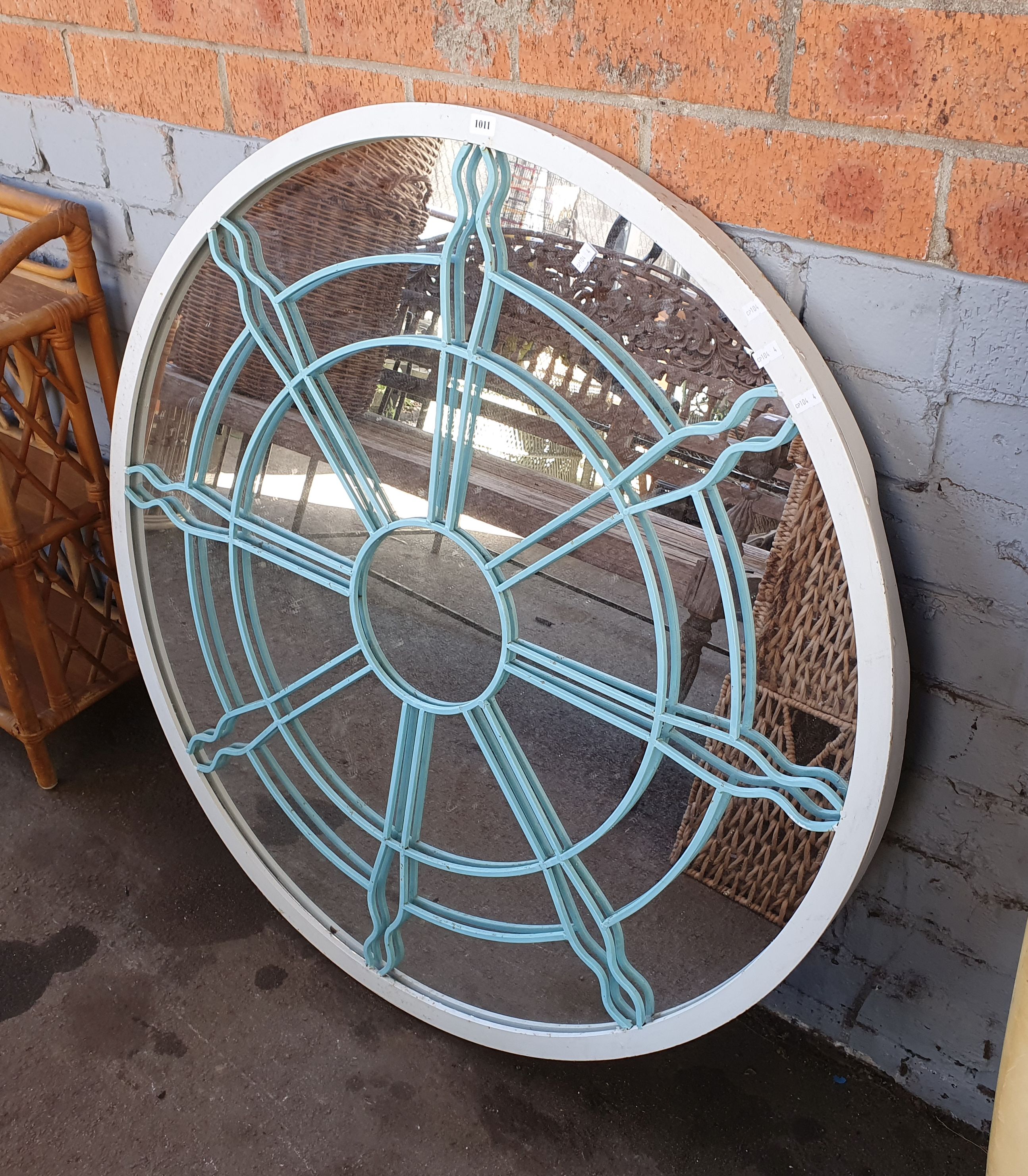 A Metal Framed Mirror