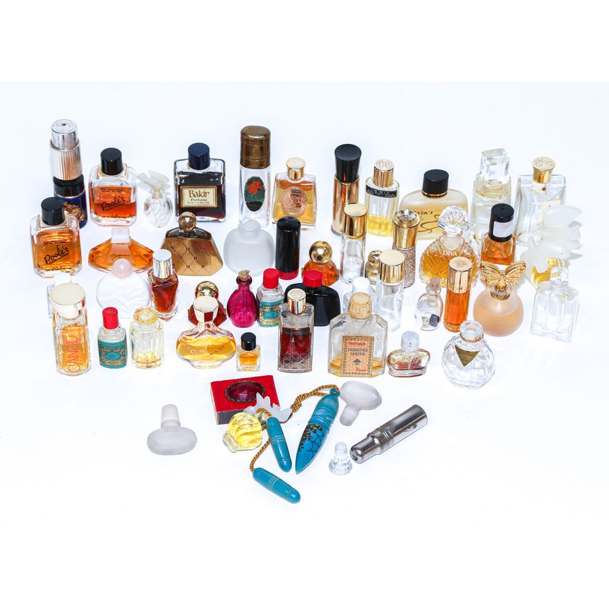 A Large Assortment of Perfume Bottles