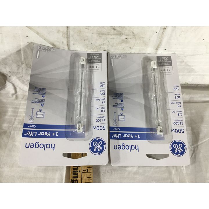 (Buying 2) GE 500W Halogen T3 Bulbs