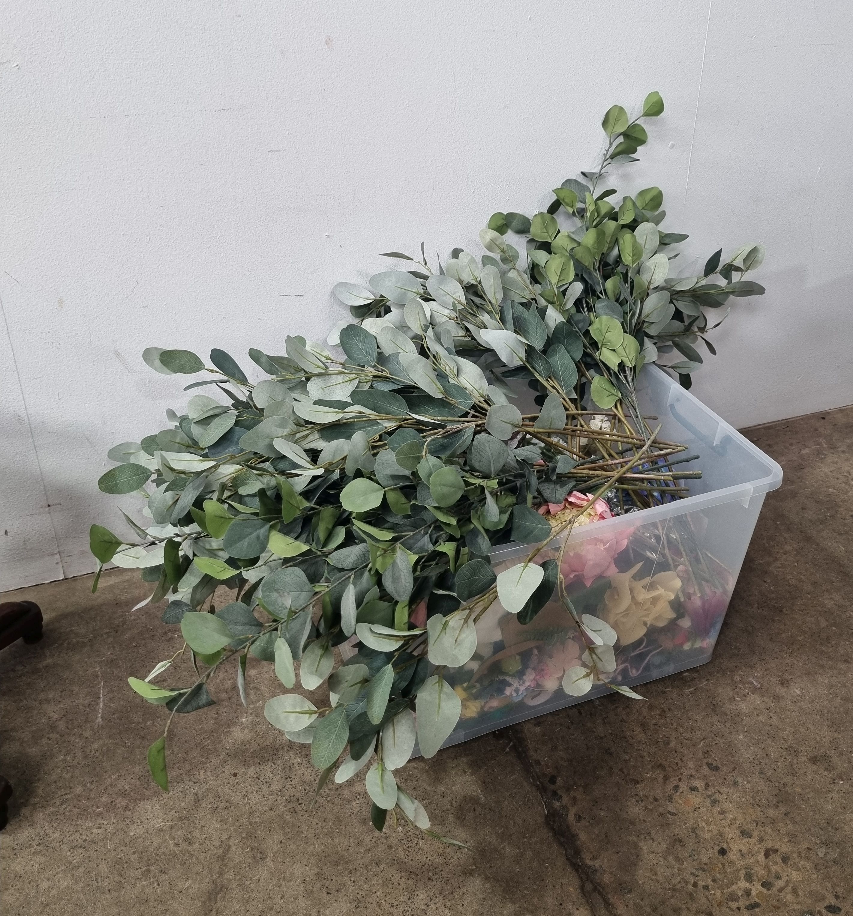 A Group Of Faux Flowers