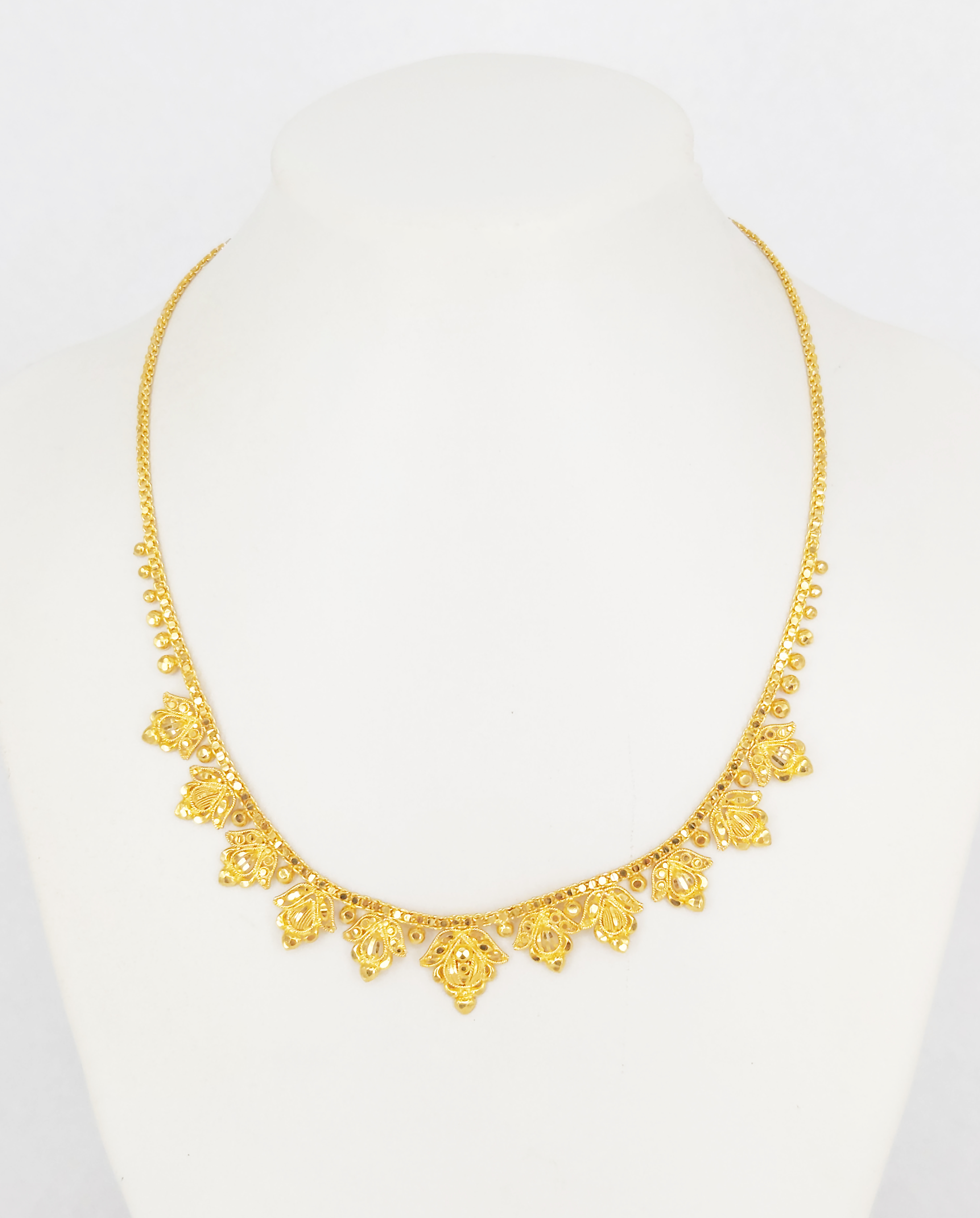 An Asian 21ct Gold Necklace