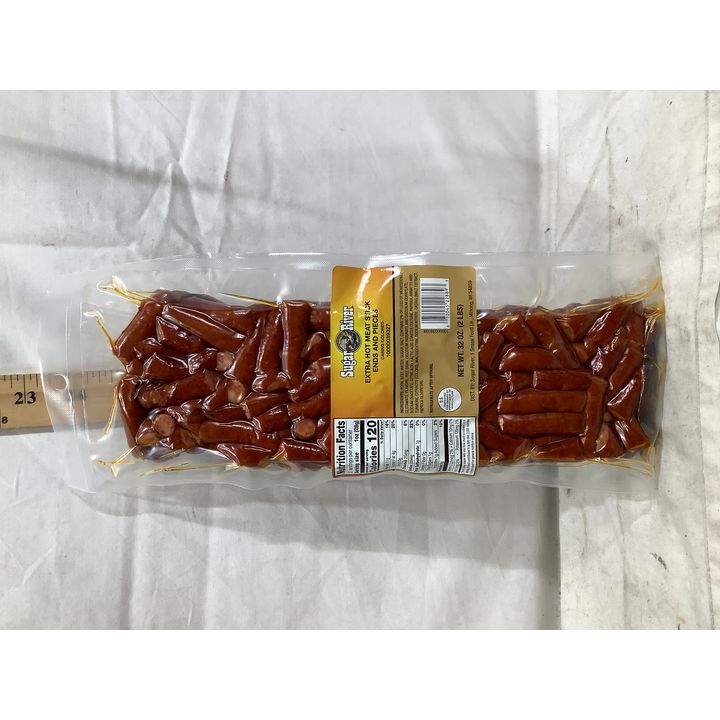 Sugar River 2lb Bag Of Extra Hot Meat Stick Ends And Pieces