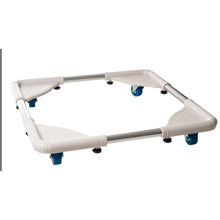 Stalwart Adjustable Dolly Cart Appliance Roller w/ Telescoping Base & Locking Caster Wheels- 220lb Weight Capacity